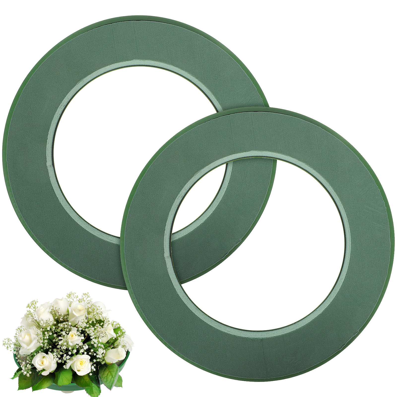 2Pcs Suction Cup Floral Foam W - Florist Wreath Supply recension och pris