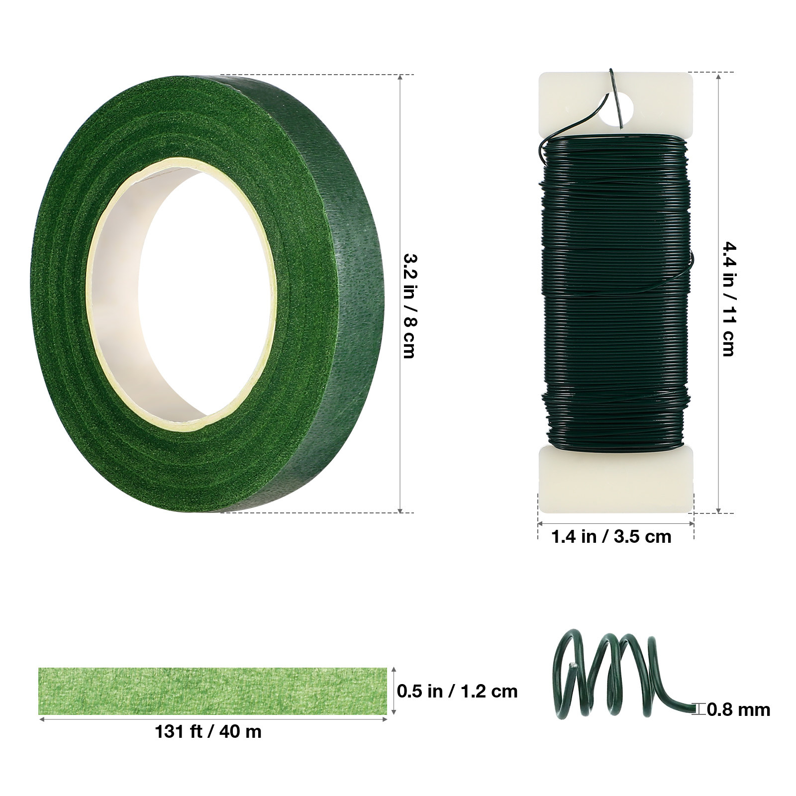 1Set Florist Wire and Floral T - Florist Wreath Supply recension och pris